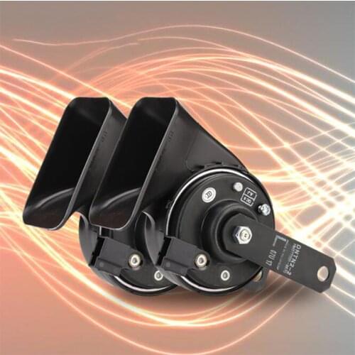 Car horn single plug intensive 12v, universal waterproof interface, with snail-shaped speaker