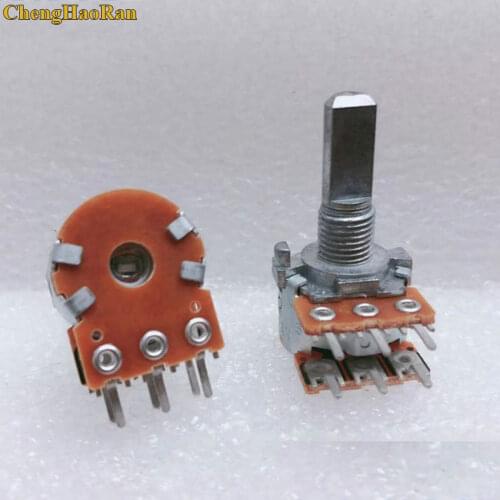 ChengHaoRan ALPS 16 potentiometer 6-pin A50Kx2 power amplifier main volume adjustment switch D handle 20mm