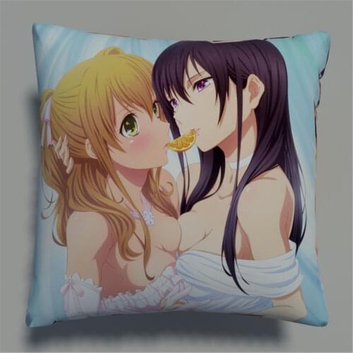 Citrus Aihara Mei Aihara Yuzu Pillowcase New Anime Manga two sides Pillow Cushion Case Cover Cosplay Gift 694