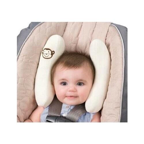 Baby Pillow bedding quality cotton Baby car seats neck guard U-shape travel pillow car seat head support baby head protection