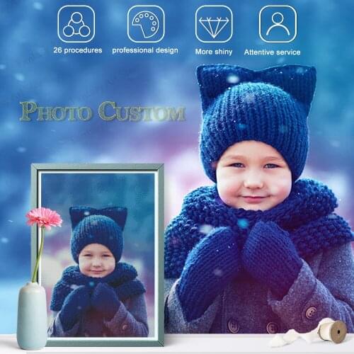 Diy Photo Custom Diamond Painting Full Square Rhinestone Picture Diamond Embroidery Diamond Mosaic Cross Stitch