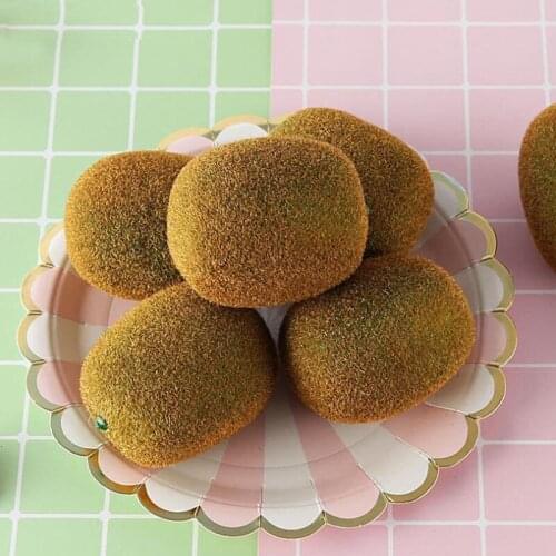 Artificial Fruits Kiwi foam Fake For Home Kitchen Table DIY Home Decoration 1pcs Simulation Artificial Fruits Display props