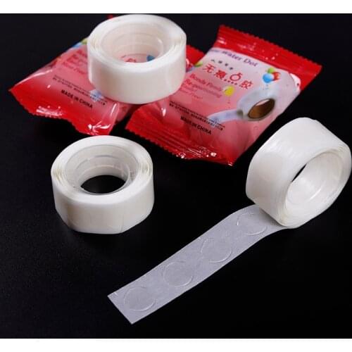 100 Points Balloon Glue Dot Attachment Attach Balloons Adhesives Sticker Wedding Birthday Party DIY Balloon Wall Decor Supplies