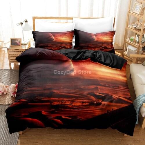 Fantasy Scenery Bedding Set Modern 3d Duvet Cover Sets Comforter Bed Linen Twin Queen King Single Size Fashion Luxury Universe