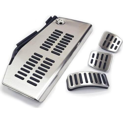 TT Style Stainless Steel Pedal Set (Manual Transmission) For Golf Jetta MK4, New Beetle (For LHD and manual transmission ONLY)