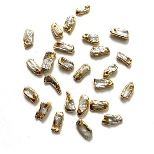 Natural Irregular Shape Freshwater Pearl Trend Fashion Lady DIY Charm Light Luxury Exquisite Jewelry Accessories Personality