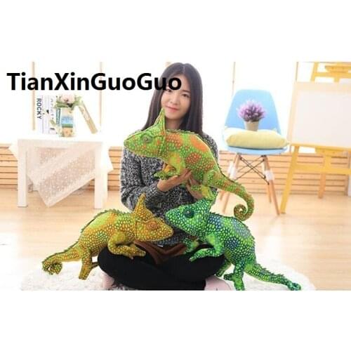 New arrival simulation lizard chameleon large 65 cm plush toy soft pillow birthday gift b2970