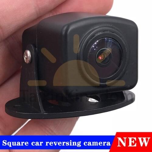NTSC / PAL aircraft head vehicle camera 1 inch small square monitoring probe 12 ~ 24 V wide voltage