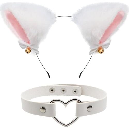 Sexy Women Trendy Vintage Charm Round Gothic Collar Necklaces Jewelry Gift Gothic Leather Heart Harajuku Punk Choker Necklace