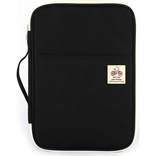 File Folder A4 Document Bag Organizer Padfolio Multifunction Case Ipad Box Office Filing Briefcase Product Storage Stationery