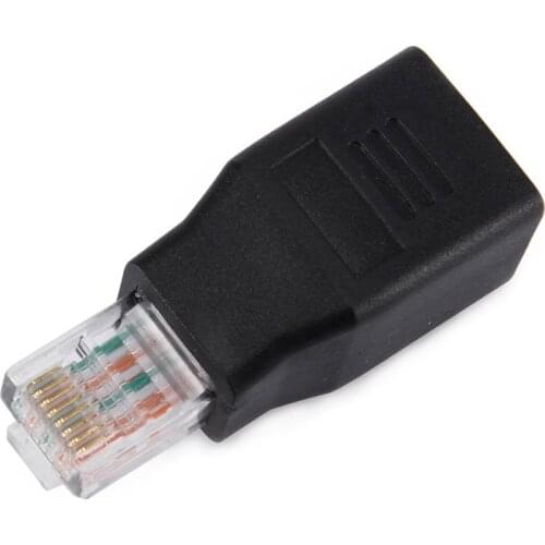 RJ45 M/F Crossover Adapter Male to Female Crossed Ethernet Cable Adaptor JR Deals