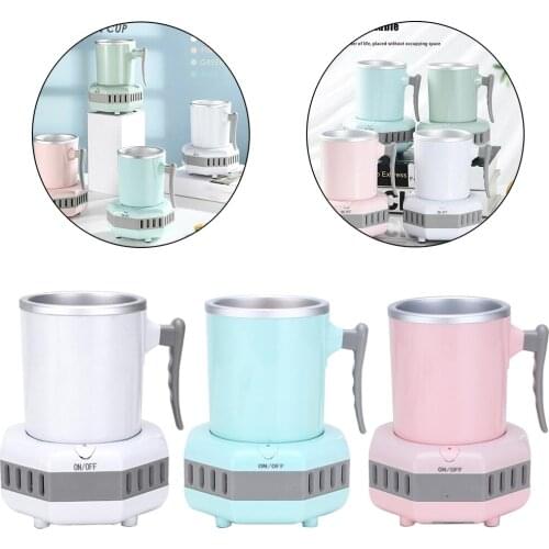 Portable Quick Electric Beverage Cup Cooler Ice Making for Milk Coffee