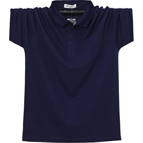 Brand Mens Polo Shirt Loose Oversize Casual Solid Color Men Short Sleeve Polo Shirts Male Tops Tees High Quality Man Polo-shirt