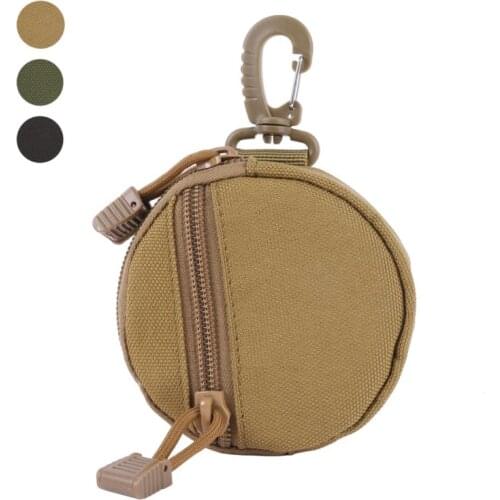 Tactical Hunting Molle Wallet Card Bag Waterproof Card Key Holder Change Coins Pouch Pack Outdoor Multifunction Waist Bag