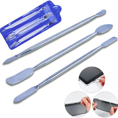 1/3pcs Universal Mobile Phone Repair Opening Tool Metal Disassemble Crowbar Metal Steel Pry Phone Hand Tool Set