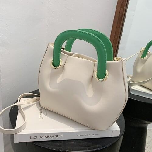 Fashion Fold cloud women handbag small PU Leather Shoulder bags with Short Handle Totes Travel female Crossbody bags bolsas