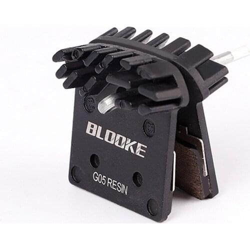 1pair Mountain Bike Brake Pads BLOOKE Resin Cooling Fin For Shimano-J02A SLX XTR M8000 Long-distance Cycling Bicycle Accessories