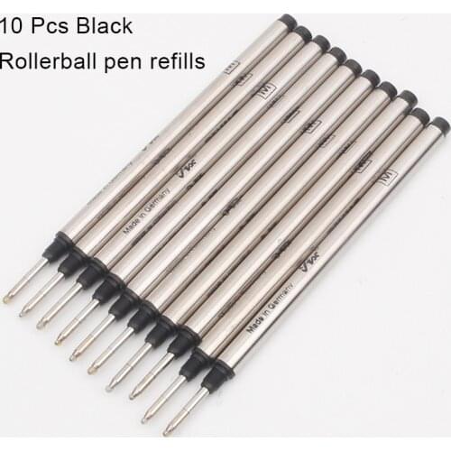 Luxury Pen Refills for Roller Ball Pens Smooth Writing Black or Blue Ballpoint Pen Refill Rods 0.7mm