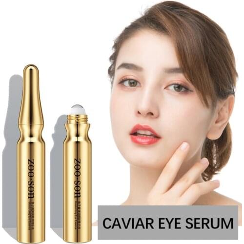 20ml Caviar Eye Essence Moisturizing Smoothing Brighten Remove Eye Bags Fades Wrinkles Firming Improve Dark Circles Face Care