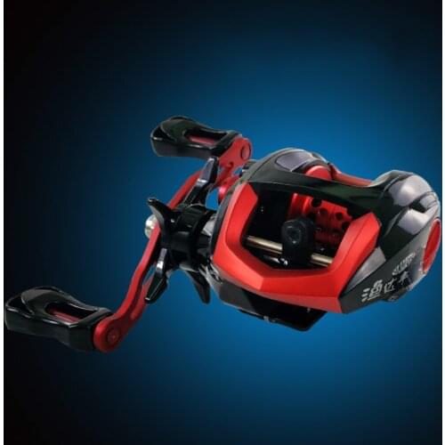 7.2:1 Baitcast Fishing Reel 18 Bearing Large Line Capacity Lightweight Left-handed Right-handed Bait Casting Fishing Wheel Tools