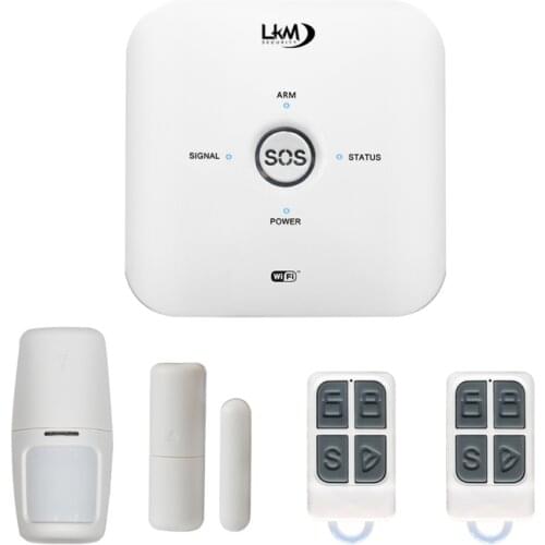 Allarme May Antifurto casa Wireless LKM Security GSM WiFi compatibile con Tuya gestione da remoto