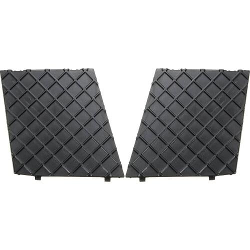 Pair Car Front Bumper Lower Mesh Grill Cover Trim For BMW E60 E61 M Sport 51117897186 51117897184 Black