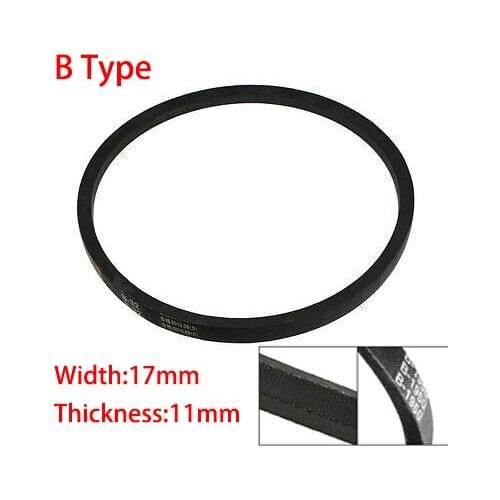 B 4343 4394 4420 4445 17mm Width 11mm Thickness Rubber Groove Cogged Machinery Drive Transmission Band Wedge Vee V Timing Belt