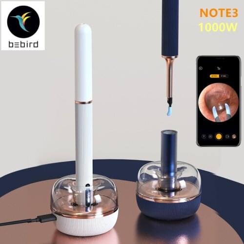 Bebird Note3 Pro 2 in 1 Visual Ear Cleaner Stick Tweezer Wax Picker Endoscope 1000W Precision Mini Camera Health Care Otoscope