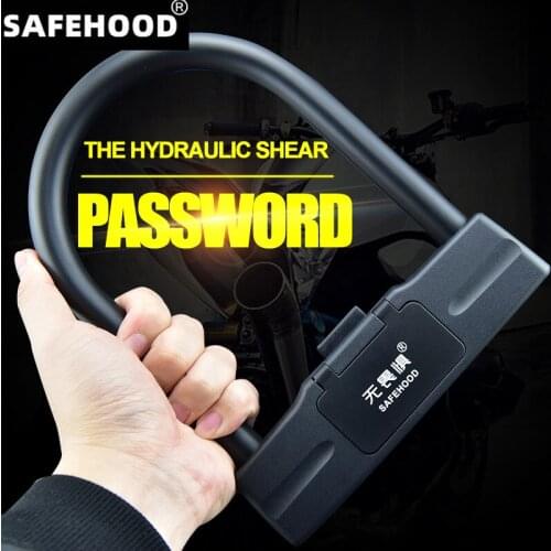 Free Shipping Bicycle U five-digit Password Lock Bike Lock Anti-Theft Secure Lockwaterproof motorcycle alarm lock Accessories