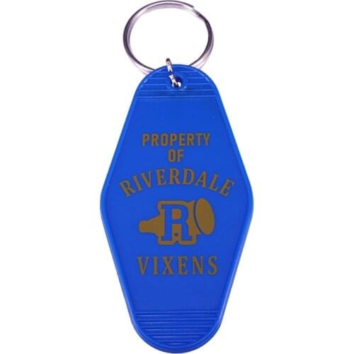 Property of Riverdale Vixens Blue Yellow Inspired Key Tag