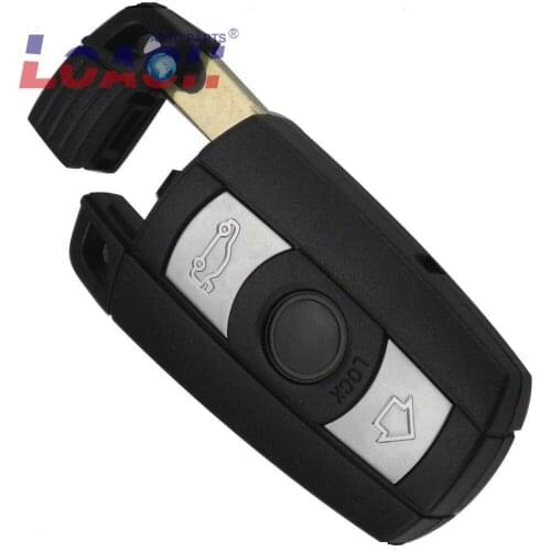 Remote 3 Buttons Car Key Shell Case Smart Blade Fob Case Cover For BMW 1 3 5 6