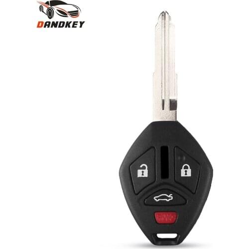 Dandkey Remote Key Shell Case For Mitsubishi Galant 2007-2010 Eclipse Lancer Outlander Endeavor Mirage 2000-2002Housing Key Case