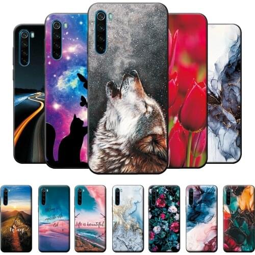 For Redmi Note 8 Case Fundas on Redmi Note 8T Soft TPU Case For Redmi Note 8 Pro Silicone Phone Cover For Xiaomi Redmi Note 8 8T