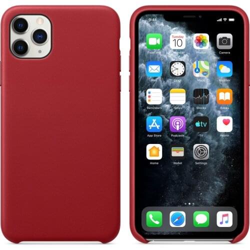 PU Leather Phone Case For iPhone 12 11 Max XS Mini Shockproof Original Design Soft Touching