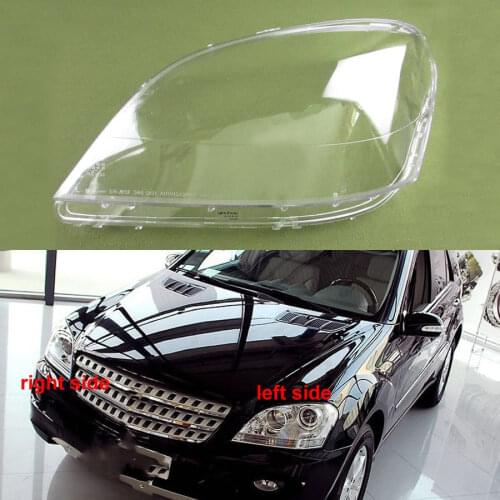 For Benz W164 M-class ML280 ML320 ML420 ML500 2005 2006 Headlight Transparent Cover Headlamp Cover Lampshdade Headlamp Lens