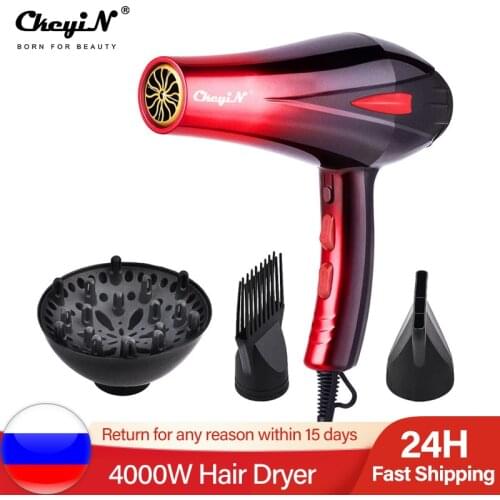 4000W Hot Cold Wind Hair Dryer Professional Powerful Blow Dryer Fast Heating Ionic Air Blow Dryer with Air Collecting Nozzle 31
