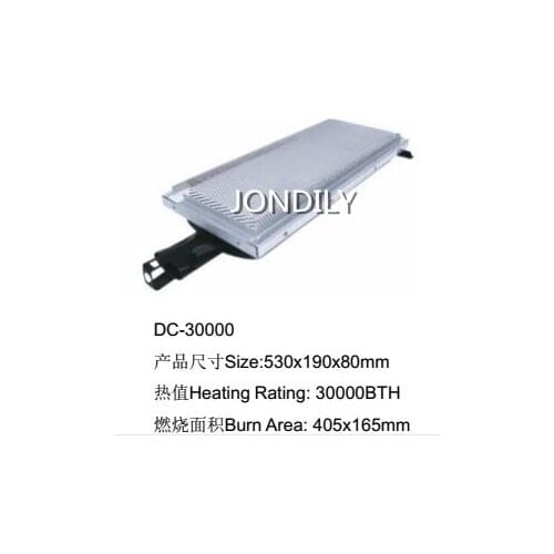 GAS infrared burner for bbq,kebab,biscuit/rubber glove drying,30000BTU