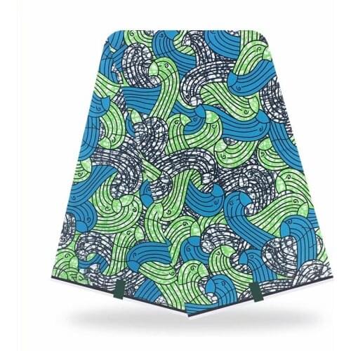 Ankara Nigerian Wax Dye Printed For Fabric Prints 100%Real Soft African Style Sewing Material Dye For Clothes 6 Yards S-P 6-35