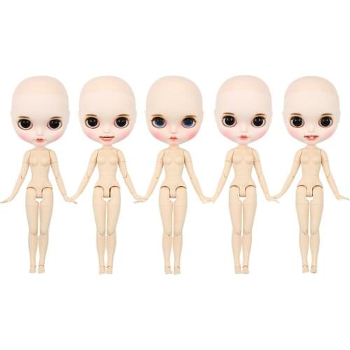 Blyth doll Joint body without hair Suitable for the scalp DIY makeup factory doll nude toys