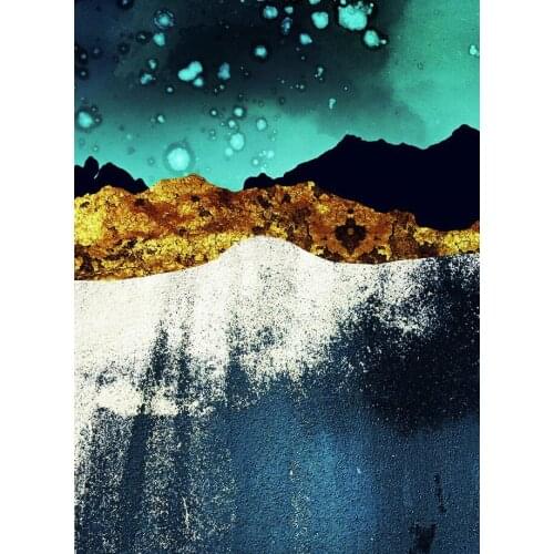 Night Landscape Abstract Canvas Painting Galaxy Star Nebula Printing Room Poster Wall Picture For Living Room Unframe Home Decor