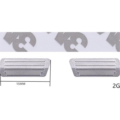 Stainless Steel Rear Bumper Pedal Decorative Sheet for MN1:12 G500 Car Shell Accessories