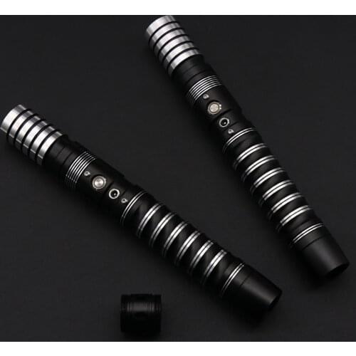 RGB Lightsaber Sword Lightsaber Laser Saber Foc Lock Up Metal Handle Heavy Dueling Sabre De Luz Sound Cool LED Toys for Youth