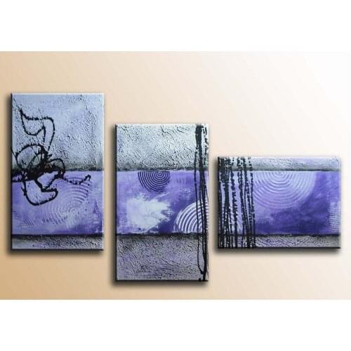 100% hand painted oil painting on canvas abstract 3panels oil painting for home living room decoration