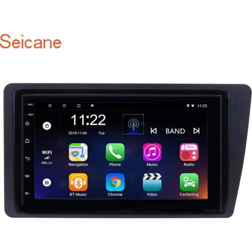 Seicane 7" Android 10.0 Touchscreen 1080P Bluetooth WIFI Car GPS Multimedia For 2001 2002 2003 2004 2005 Honda Civic Support DVR