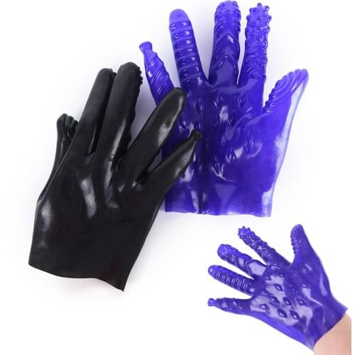 Erotic Accessories Sex Gloves Plam Masturbation For Couples Vagina Stimulator Breast Nipple Massage Sex Shop BDSM Toy Gloves