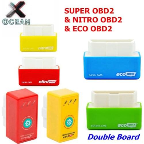 Super OBD2 NitroOBD ECO OBD2 For diesel/Benzine Cars NitroOBD2 Chip Tuning Box More Power & Torque Nitro OBD Plug & Drive Nitro