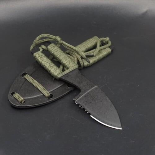 Fixed Blade Tactical Knife Survival Outdoor Hunting Knife Camping Pocket Small Straight Knives EDC Self-defense Multi Tools