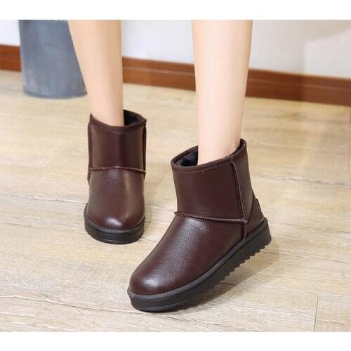 Snow boots women 2021 winter new style cotton shoes women plus velvet thick-soled short boots womens fashion warm shoes