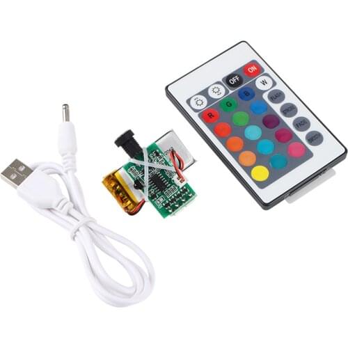 16 Colors LED Moon Lamp Board 3D Printer Parts Night Circuit Panel With Battery 1W Touch Sensor Remote Control High Brightness