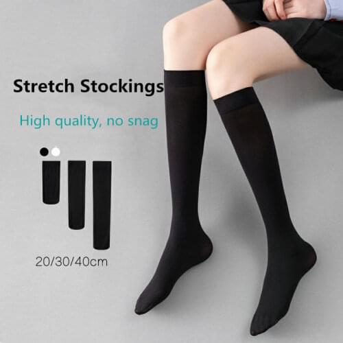 2021 Japanese Jk Socks Female Calf Socks Summer Thin Black and White Tube Socks Over The Knee Stockings Knee Stovepipe Socks